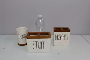 Rae Dunn Bathroom Accessories - Picture 1 of 5