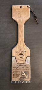 The Great Scrape Woody Paddle BBQ Grill Reinigungswerkzeug Made in USA Neu - Bild 1 von 5