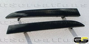 2016 + Gen 6 Camaro SMOKED Rear Bumper Reflectors 6th GEN - Picture 1 of 5