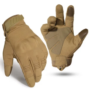 Tactical Full Finger Gloves Touch Screen Military Hunting Combat Shooting Gloves - Picture 1 of 24