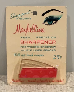 Vintage 1950er Maybelline Keen Präzisionsspitzer für Eyeliner Bleistifte {NEU} - Bild 1 von 15