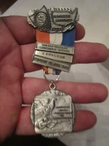 1964 NRA STERLING SILVER RIFLE MEDAL - EXPERT 3RD CLASS DEWAR COURSE - Picture 1 of 3