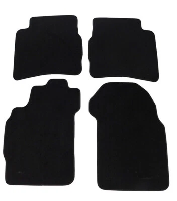 Alfombra negra de nailon F&R con montaje de fábrica de equipos originales de 4 piezas apta para Nissan Máxima 00-03 Foto 1 de 4