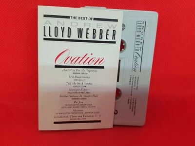 Various - Ovation: The Best Of Andrew Lloyd Webber (1985) Cassette RARE (VG+) - Image 1 of 2