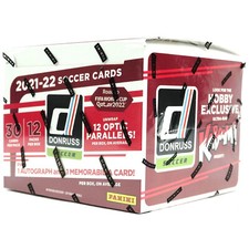 2021 - 22 Panini Donruss Soccer Hobby Box | Sealed 12 Packs | Rookies? Kaboom?