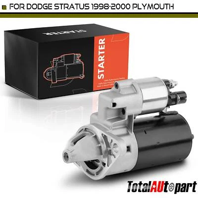 Starter Motor for Chrysler Cirrus Dodge Stratus Plymouth Breeze 1.1KW CW 12V 8T - Image 1 of 4