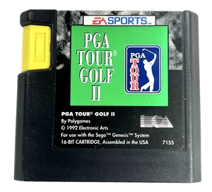 PGA Tour Golf II Sega Genesis 1992 Cartridge Only Authentic Tested - Picture 1 of 6