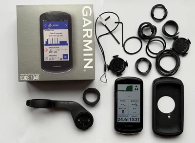 Garmin Edge 1040 GPS Fahrradcomputer mit Schutzglas uns Silikonhülle, Zubehör - Bild 1 von 4