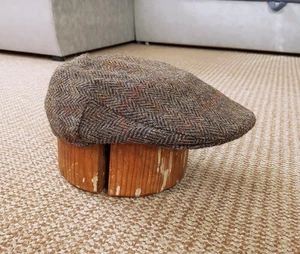 Harris Tweed Peaky Blinders 2010 Limited Edition Newsboy Wool Hat Flat Cap XL - Picture 1 of 9