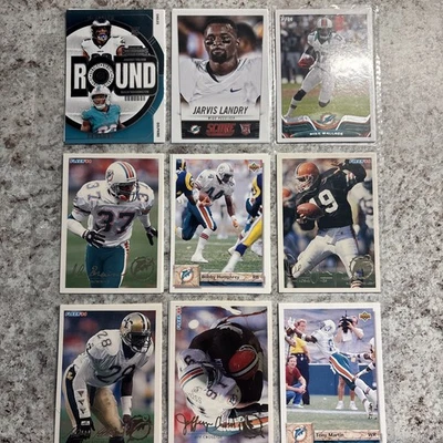 Miami Dolphins Card Lot Of 47 Cards - Image 1 of 4