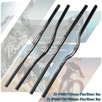 25.4/31.8mm AM XC MTB Bicycle Handlebar 660/720/780mm Bike Flat/Riser Bar Parts - Image 1 of 4
