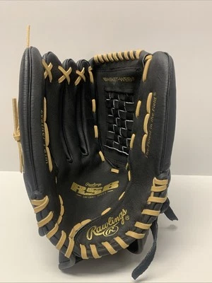 Rawlings Glove Black SS13W Leather Palm RSB Softball Series 13” Zero Shock RHT - Image 1 of 4
