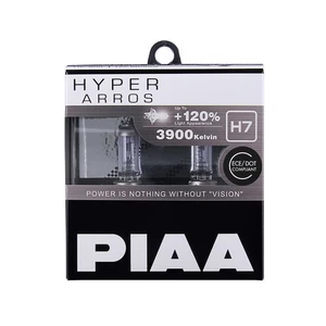 PIAA Hyper Arros (H7) Headlight Bulbs (Pair) - Cool White, Up To 120% Brighter - Picture 1 of 2