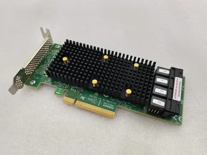 LSI 9400-16i 12 Gbps Tri-Mode SAS SATA NVMe HBA P24 IT Mode scheda controller RAID - Foto 1 di 6