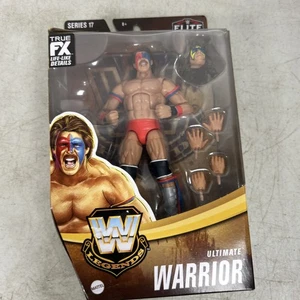 WWE Legends Elite Collection Series 17 Ultimate Warrior/Dingo Warrior Figure JW - Foto 1 di 3