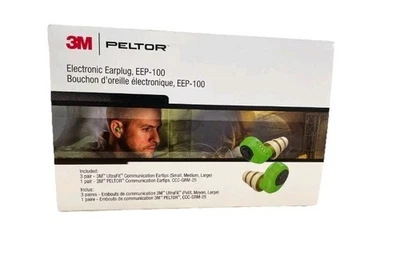 3M PELTOR EEP-100 Ear Plug Kit Earbuds & Charging Case Hunting, Shooting - Image 1 of 3