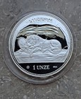 Seltene 1988 Schweiz 1 Oz Unze Silbermünze 999 reines reines reines Silber