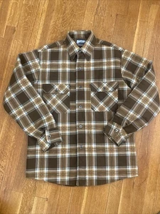 Fieldmaster Hemd Herren Medium (15-15,5) Flanell gefüttert gesteppt isoliert Vintage USA - Bild 1 von 14
