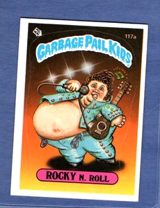 1986 TOPPS GARBAGE PAIL KIDS #117A ROCKY N. ROLL NMMT WOW!!! - Picture 1 of 2