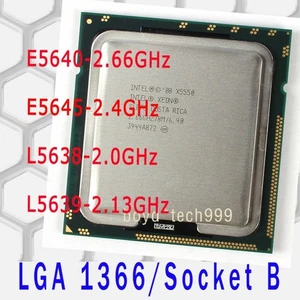 Procesador CPU Intel Xeon E5640 E5645 L5638 L5639 cuatro núcleos LGA 1366/zócalo B - Imagen 1 de 5