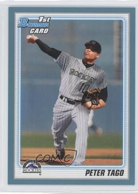 2010 Bowman Draft Draft Picks Blue /399 Peter Tago #BDPP25 - Image 1 of 2