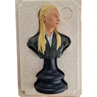 Herr Der Ringe Büste Harz Legolas Greenleaf Sideshow Weta 2000 Ex Polys - Bild 1 von 4