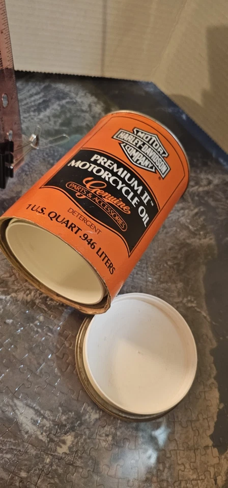 One☆of☆a☆Kind Harley Davidson secret safe Premium II lata de óleo de motocicleta 1 quarto  - Imagem 1 de 4