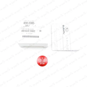 New Genuine Subaru Impreza WRX STi Forester Legacy Red Push Start Button Cover - Picture 1 of 8