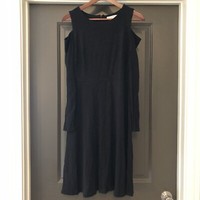 Loft Dress Womens Black Size 4 