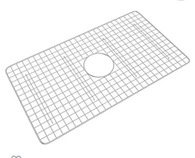Rejillas de fregadero de alambre ROHL WSGMS3018SS, 26,75", acero inoxidable. Foto 1 de 4