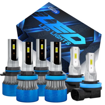 Kit de faros antiniebla de haz alto bajo LED para Honda CR-V CRV 2015-2019 Foto 1 de 4