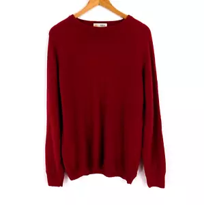 Roter Lammwollpullover Größe M klassisch von M&S - Bild 1 von 4