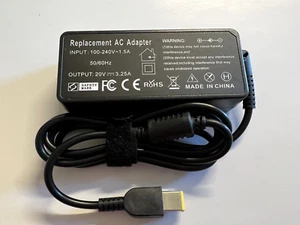 65W Lenovo Laptop Charger Replacement for Lenovo Thinkpad T470 T470S T460 E531 - Picture 1 of 3