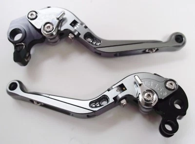 ktm 640, 660SMC, 640SM, palancas CNC plegables/extenden titanio/cromo ajuste, DB12/C31 Foto 1 de 4