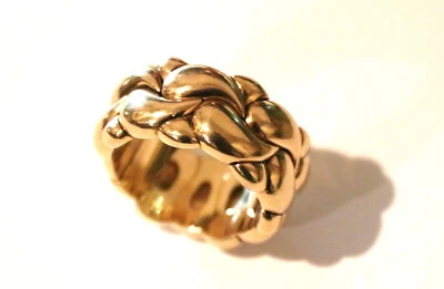 Anillo Chopard Casmir Oro Amarillo 18k Ajustable 26,61 Gramos Talla 11,25 Foto 1 de 4