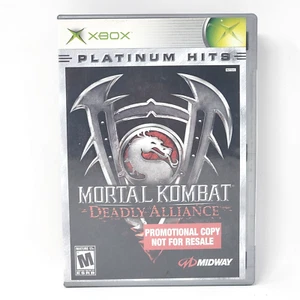 SEALED Xbox Mortal Kombat Deadly Alliance Not For Resale PROMOTIONAL COPY PROMO - Picture 1 of 14