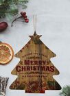  Christmas Plaque Xmas Gift Wooden Sign Hanging Plaque Merry Christmas TreeDecor