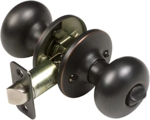753459 Cambridge 2-Way Adjustable Privacy Door Knob, Oil Rubbed Bronze - Picture 1 of 10