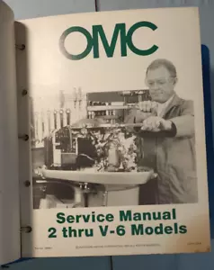 OMC Evinrude Johnson 394607 1984 CR 2HP thru V-6 Models Outboard Service Manual - Picture 1 of 8