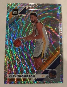 2019-20 KLAY THOMPSON Optic Fanatics SILVER Prizm Wave #18 - Warriors - Picture 1 of 2