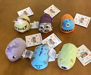 Disney Tsum Tsum Monsters Inc. Set Of 6 3.5” Plush - Picture 1 of 4