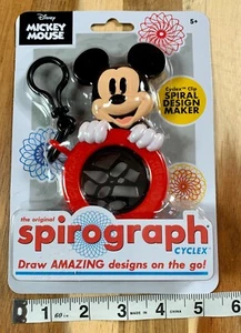 Disney Mickey Mouse Spirograph Cyclex Clip Spiral Design Maker New - Picture 1 of 3