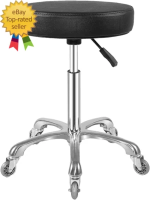 Rolling Stool with Wheels Heavy Duty Hydraulic Massage Stool for Shop Guitar Lab - Image 1 of 4