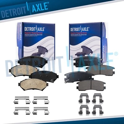 Front & Rear Ceramic Brake Pads for Century Regal Impala Grand Prix Montana - Image 1 of 4