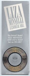Liza Minnelli CD-SINGLE 3-Inch AT CARNEGIE HALL 1987 OVP SEALED Long Pack MINT 