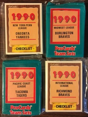 1990 ProCards ONEONTA YANKEES Minor League Complete UNOPENED Team Set G7022407 - Image 1 of 4