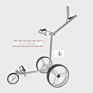 Elektro Golf Trolley Lithium-Batterie, Edelstahl, Speed LE deluxe, 42 mm Motoren - Bild 1 von 7
