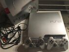 Console Ps3 Playstation 3 Slim 320 Gb Sony + 2 Controller Silver Argento