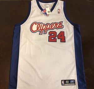 Camiseta deportiva de baloncesto Andre Miller Reebok NBA Los Angeles Clippers de colección rara - Imagen 1 de 5