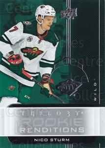 2019-20 UD Trilogy Rookie Renditions #16 Nico Sturm - Picture 1 of 1